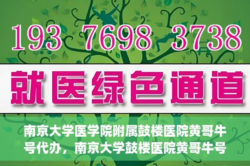 南京大学医学院附属鼓楼医院黄哥牛号代办，南京大学鼓楼医院黄哥牛号代办，就医新选择与信赖之选