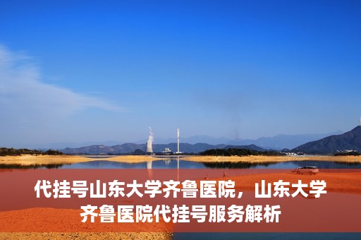 代挂号山东大学齐鲁医院，山东大学齐鲁医院代挂号服务解析