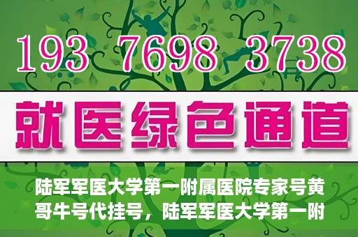 陆军军医大学第一附属医院专家号黄哥牛号代挂号，陆军军医大学第一附属医院专家黄哥挂号攻略，解读牛号代挂号背后的秘密