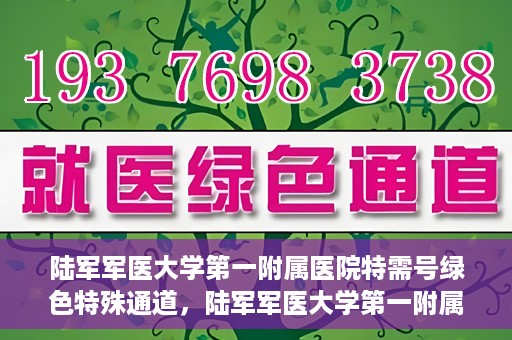 陆军军医大学第一附属医院特需号绿色特殊通道，陆军军医大学第一附属医院特需号绿色就医通道解析