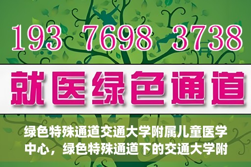 绿色特殊通道交通大学附属儿童医学中心，绿色特殊通道下的交通大学附属儿童医学中心探索