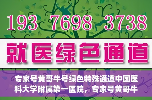专家号黄哥牛号绿色特殊通道中国医科大学附属第一医院，专家号黄哥牛号，中国医科大学附属第一医院开辟绿色特殊通道