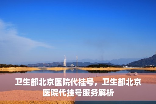 卫生部北京医院代挂号，卫生部北京医院代挂号服务解析