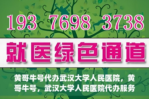 黄哥牛号代办武汉大学人民医院，黄哥牛号，武汉大学人民医院代办服务解析