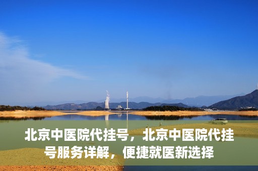 北京中医院代挂号，北京中医院代挂号服务详解，便捷就医新选择