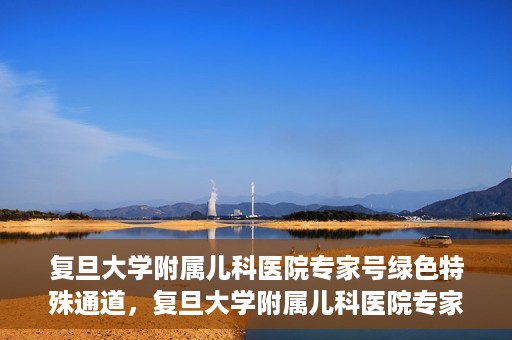 复旦大学附属儿科医院专家号绿色特殊通道，复旦大学附属儿科医院专家号绿色通道，为特殊需求患者提供便捷就医体验