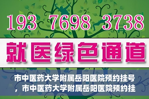 市中医药大学附属岳阳医院预约挂号，市中医药大学附属岳阳医院预约挂号攻略，便捷就医从这里开始