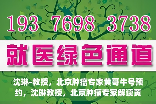 沈琳-教授，北京肿瘤专家黄哥牛号预约，沈琳教授，北京肿瘤专家解读黄哥牛号预约攻略
