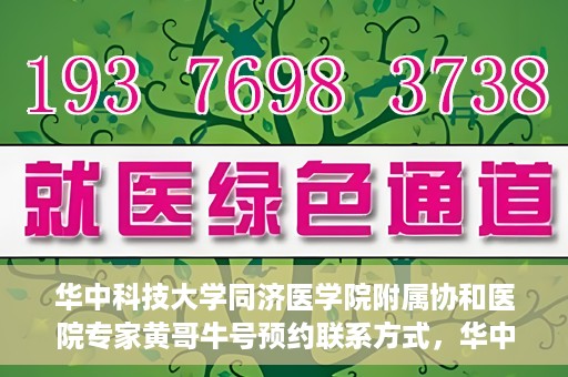 华中科技大学同济医学院附属协和医院专家黄哥牛号预约联系方式，华中科技大学同济医学院附属协和医院专家黄哥牛预约挂号联系方式揭秘
