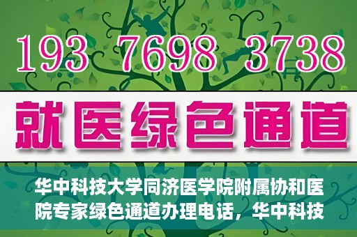 华中科技大学同济医学院附属协和医院专家绿色通道办理电话，华中科技大学同济医学院附属协和医院专家绿色通道服务热线