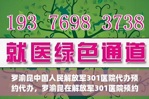 罗渝昆中国人民解放军301医院代办预约代办，罗渝昆在解放军301医院预约代办的便捷之路