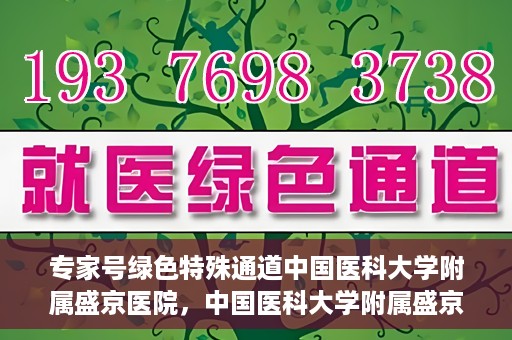 专家号绿色特殊通道中国医科大学附属盛京医院，中国医科大学附属盛京医院专家号绿色特殊通道解析