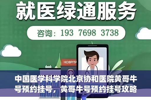中国医学科学院北京协和医院黄哥牛号预约挂号，黄哥牛号预约挂号攻略，中国医学科学院北京协和医院就医指南