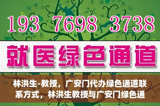 林洪生-教授，广安门代办绿色通道联系方式，林洪生教授与广安门绿色通道，联系方式揭秘