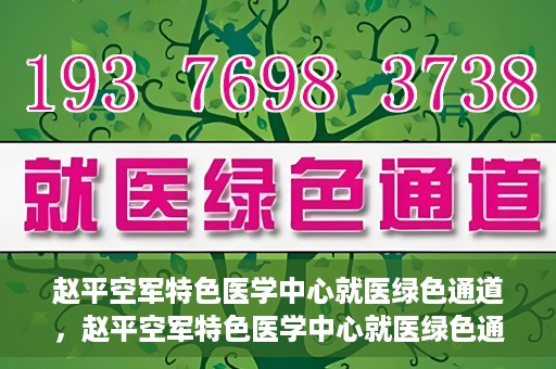 赵平空军特色医学中心就医绿色通道，赵平空军特色医学中心就医绿色通道简介