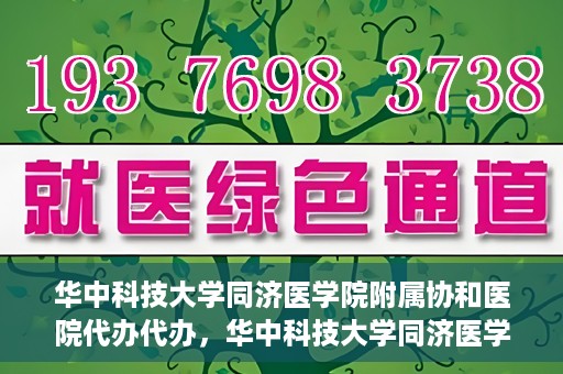 华中科技大学同济医学院附属协和医院代办代办，华中科技大学同济医学院附属协和医院代办事务解析