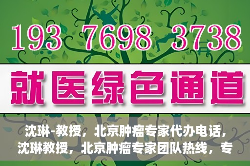 沈琳-教授，北京肿瘤专家代办电话，沈琳教授，北京肿瘤专家团队热线，专业咨询助您健康前行
