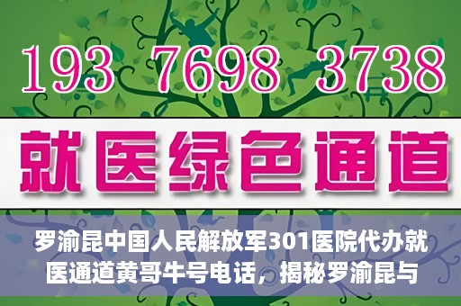 罗渝昆中国人民解放军301医院代办就医通道黄哥牛号电话，揭秘罗渝昆与中国人民解放军301医院就医通道背后的故事，黄哥牛号电话解读就医难题
