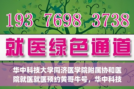 华中科技大学同济医学院附属协和医院就医就医预约黄哥牛号，华中科技大学同济医学院附属协和医院就医预约攻略，黄哥牛号助您轻松挂号就医