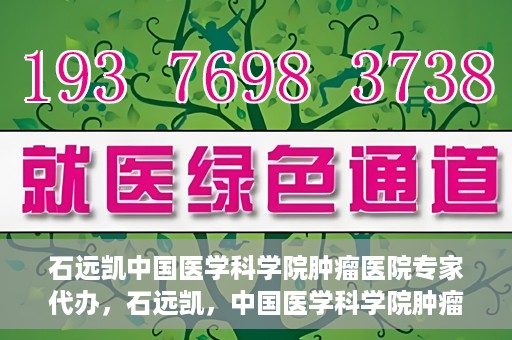 石远凯中国医学科学院肿瘤医院专家代办，石远凯，中国医学科学院肿瘤医院权威专家解读代办服务秘籍