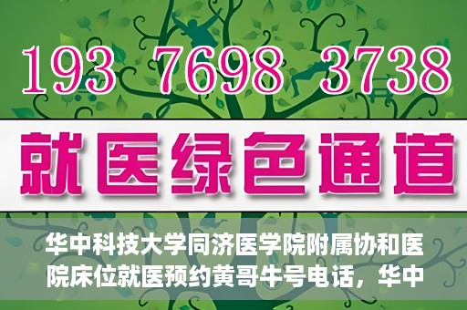 华中科技大学同济医学院附属协和医院床位就医预约黄哥牛号电话，华中科技大学同济医学院附属协和医院床位预约热线及黄哥牛号电话揭秘