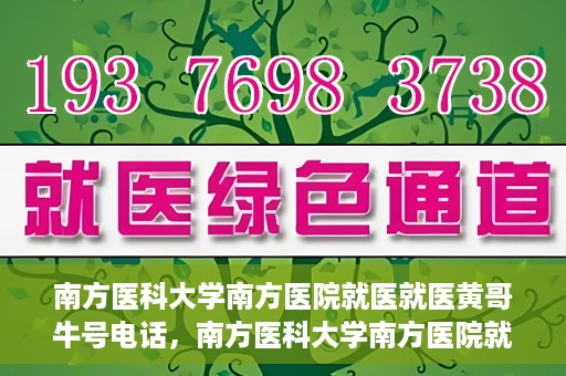 南方医科大学南方医院就医就医黄哥牛号电话，南方医科大学南方医院就医咨询黄哥牛号专线揭秘