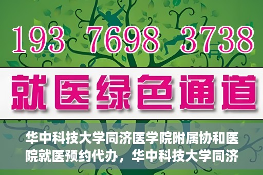 华中科技大学同济医学院附属协和医院就医预约代办，华中科技大学同济医学院附属协和医院就医预约代办服务详解