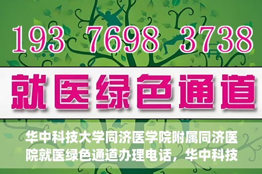 华中科技大学同济医学院附属同济医院就医绿色通道办理电话，华中科技大学同济医院就医绿色通道咨询热线，一站式解决您的就医难题！