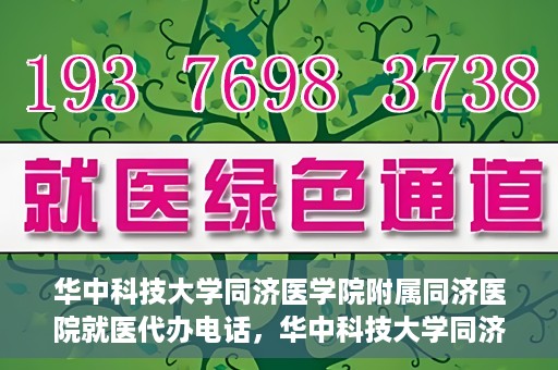 华中科技大学同济医学院附属同济医院就医代办电话，华中科技大学同济医学院附属同济医院就医代办服务热线介绍