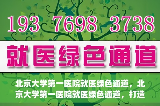 北京大学第一医院就医绿色通道，北京大学第一医院就医绿色通道，打造便捷医疗体验新篇章