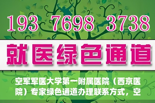 空军军医大学第一附属医院（西京医院）专家绿色通道办理联系方式，空军军医大学第一附属医院（西京医院）专家绿色通道办理指南，快速联系专家团队通道联系方式揭秘