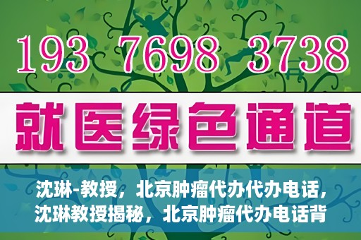 沈琳-教授，北京肿瘤代办代办电话，沈琳教授揭秘，北京肿瘤代办电话背后的真相