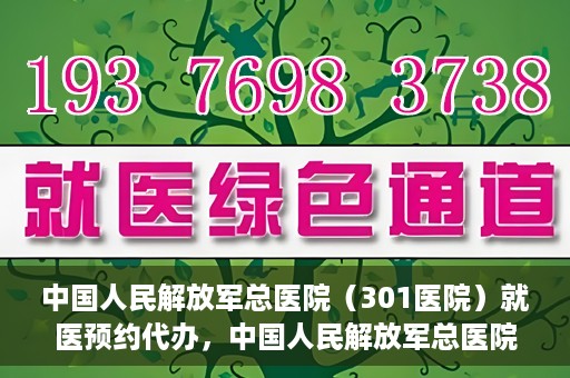 中国人民解放军总医院（301医院）就医预约代办，中国人民解放军总医院（301医院）就医预约代办服务详解