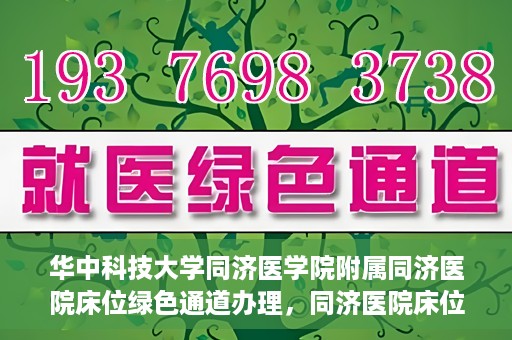 华中科技大学同济医学院附属同济医院床位绿色通道办理，同济医院床位绿色通道办理详解，华中科技大学同济医学院附属同济医院就医攻略