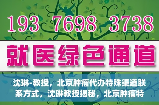 沈琳-教授，北京肿瘤代办特殊渠道联系方式，沈琳教授揭秘，北京肿瘤特殊渠道联系方式揭秘