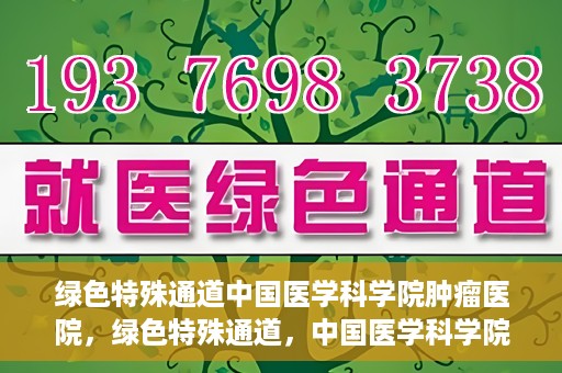 绿色特殊通道中国医学科学院肿瘤医院，绿色特殊通道，中国医学科学院肿瘤医院探索之旅
