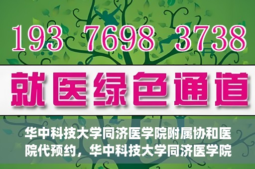 华中科技大学同济医学院附属协和医院代预约，华中科技大学同济医学院附属协和医院便捷代预约服务解析