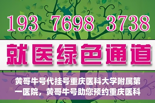 黄哥牛号代挂号重庆医科大学附属第一医院，黄哥牛号助您预约重庆医科大学附属第一医院挂号服务