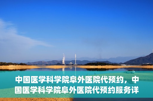 中国医学科学院阜外医院代预约，中国医学科学院阜外医院代预约服务详解