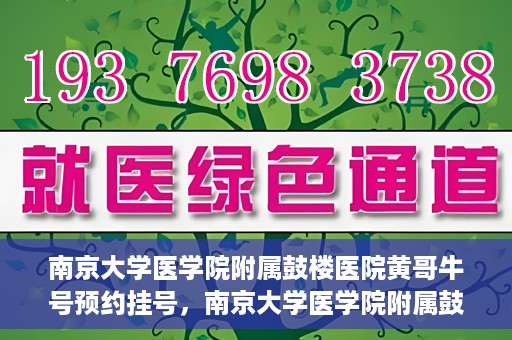 南京大学医学院附属鼓楼医院黄哥牛号预约挂号，南京大学医学院附属鼓楼医院黄哥牛号预约挂号攻略解析