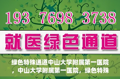 绿色特殊通道中山大学附属第一医院，中山大学附属第一医院，绿色特殊通道开启健康之门