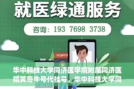华中科技大学同济医学院附属同济医院黄哥牛号代挂号，华中科技大学同济医院黄哥牛号代挂号背后的故事