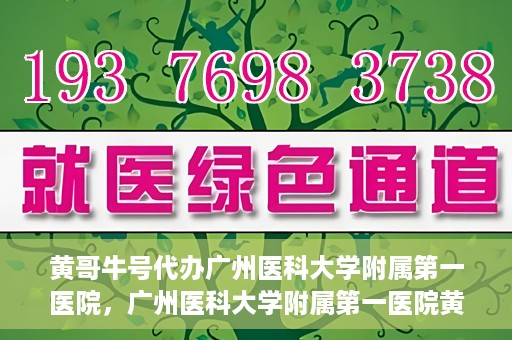 黄哥牛号代办广州医科大学附属第一医院，广州医科大学附属第一医院黄哥牛号代办服务