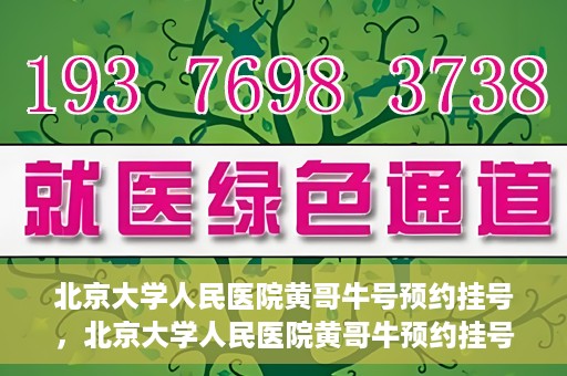 北京大学人民医院黄哥牛号预约挂号，北京大学人民医院黄哥牛预约挂号攻略，轻松预约，便捷就医