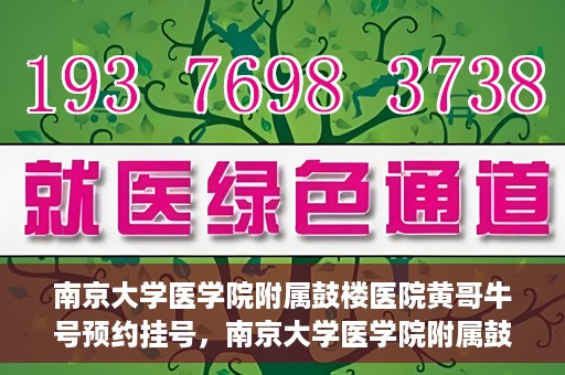 南京大学医学院附属鼓楼医院黄哥牛号预约挂号，南京大学医学院附属鼓楼医院黄哥牛号预约挂号攻略解析