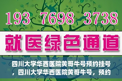 四川大学华西医院黄哥牛号预约挂号，四川大学华西医院黄哥牛号，预约挂号攻略与指南