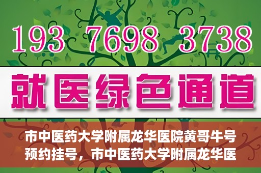 市中医药大学附属龙华医院黄哥牛号预约挂号，市中医药大学附属龙华医院黄哥牛号预约挂号攻略揭秘