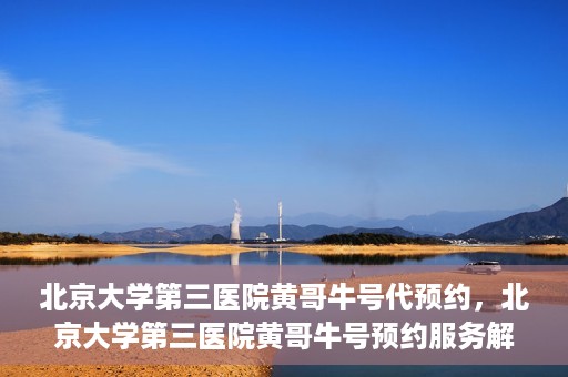 北京大学第三医院黄哥牛号代预约，北京大学第三医院黄哥牛号预约服务解析