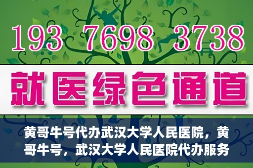 黄哥牛号代办武汉大学人民医院，黄哥牛号，武汉大学人民医院代办服务解析