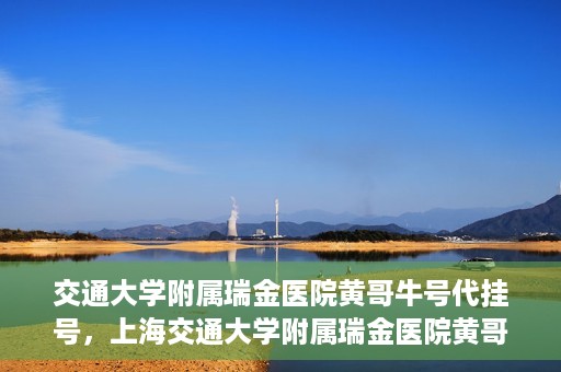 交通大学附属瑞金医院黄哥牛号代挂号，上海交通大学附属瑞金医院黄哥牛号挂号攻略，便捷代挂号服务解析